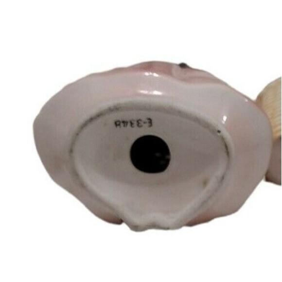 Vintage 3 pcs Praying Women Salt Pepper Shakers Toothpick Holder Daily Bread SEE - Picture 4 of 4